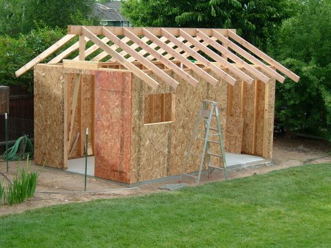 Best Framing rafters shed roof
